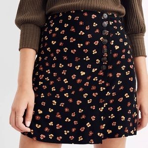 Madewell Autumn Floral Skirt